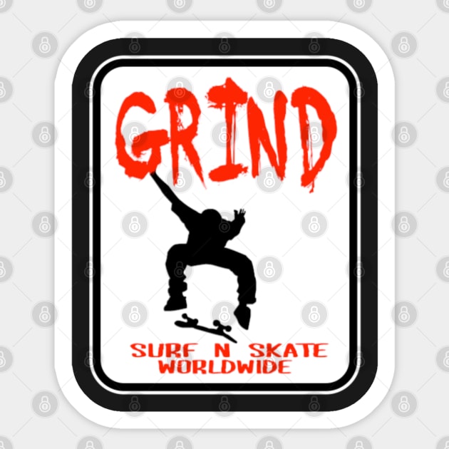 Grind Skate Sticker by Digz